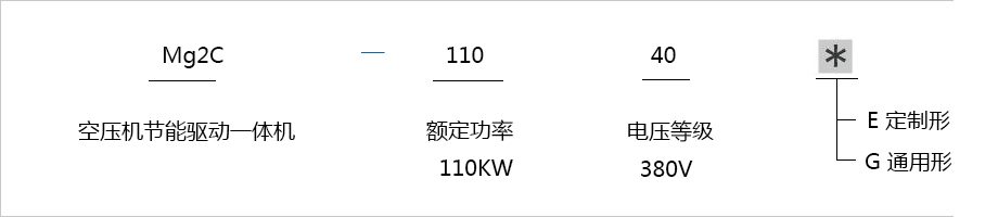 型号说明110